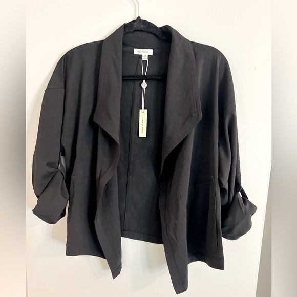 NWT Max Studio Drape Front Blazer M - Picture 1 of 4